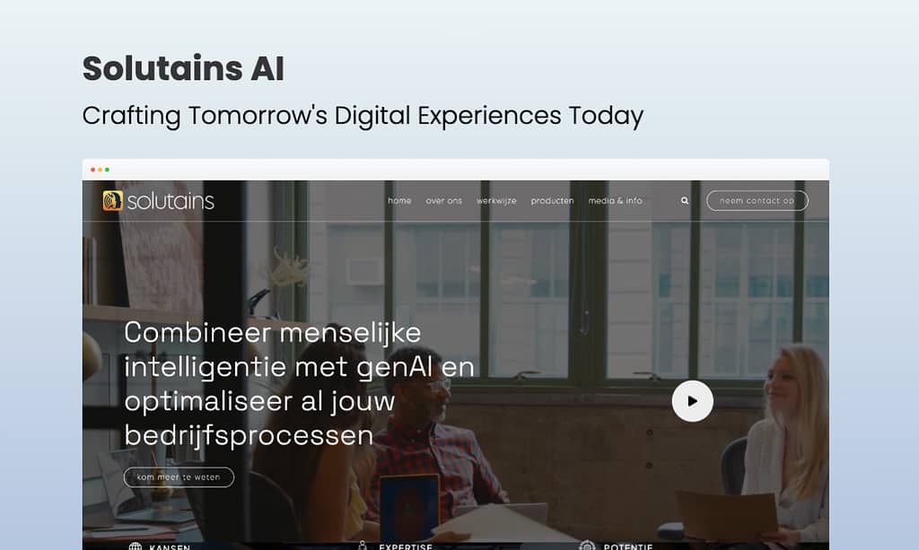 AI website development